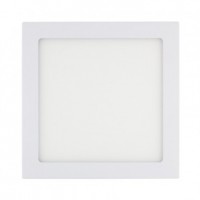 Placa LED Cuadrada Slim 24W Blanco